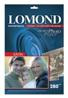 Бумага Lomond A3 280г/м2 20л. сатин (1104230)